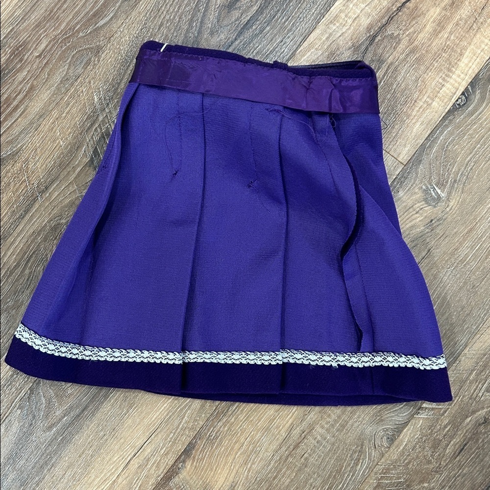 Vintage Stevens Fabrics Wool Skirt Girls Size 24/5 wonder bond fabric 85%Wool - Picture 14 of 15